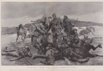 Tod oder Ruhm, C Squadron der 17th Lancers bei Modderfontein am 17. September